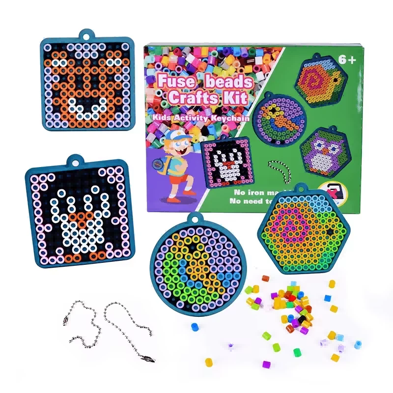 No-Iron Fuse Beads Keychain Kit factory