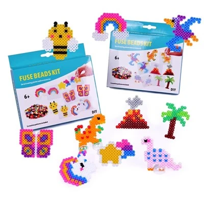 Kit de perles fusibles à thème de 5 mm pour les enfants