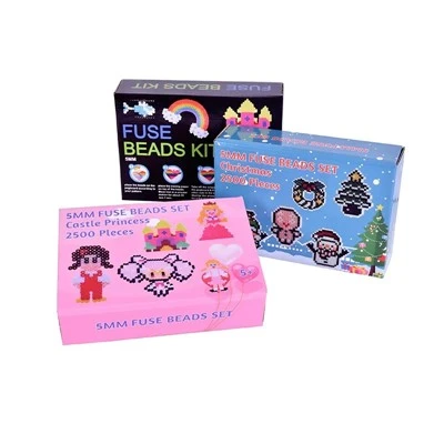 Kit de bricolage de perles fusibles à thème|Princesse / Noël / Fée